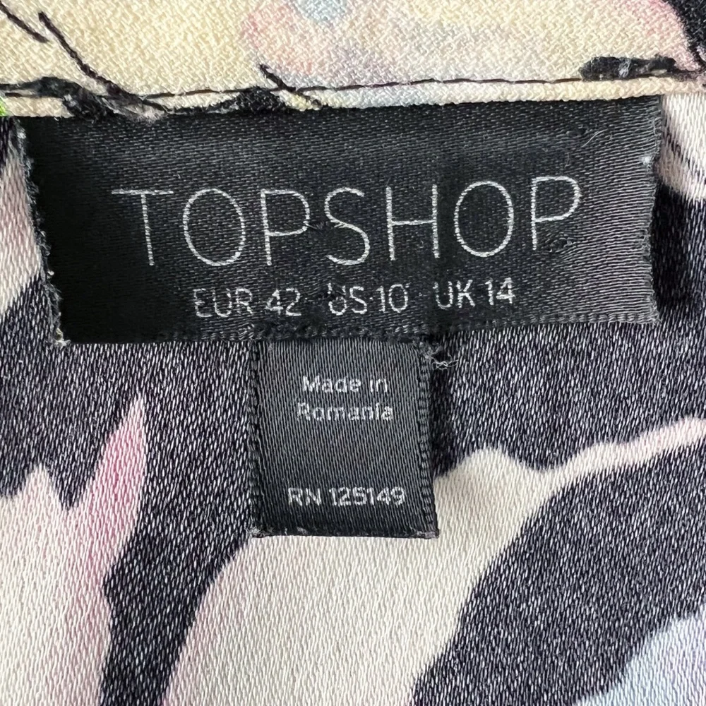 Topshop Iris Floral Ruffle Romper | US 10_8